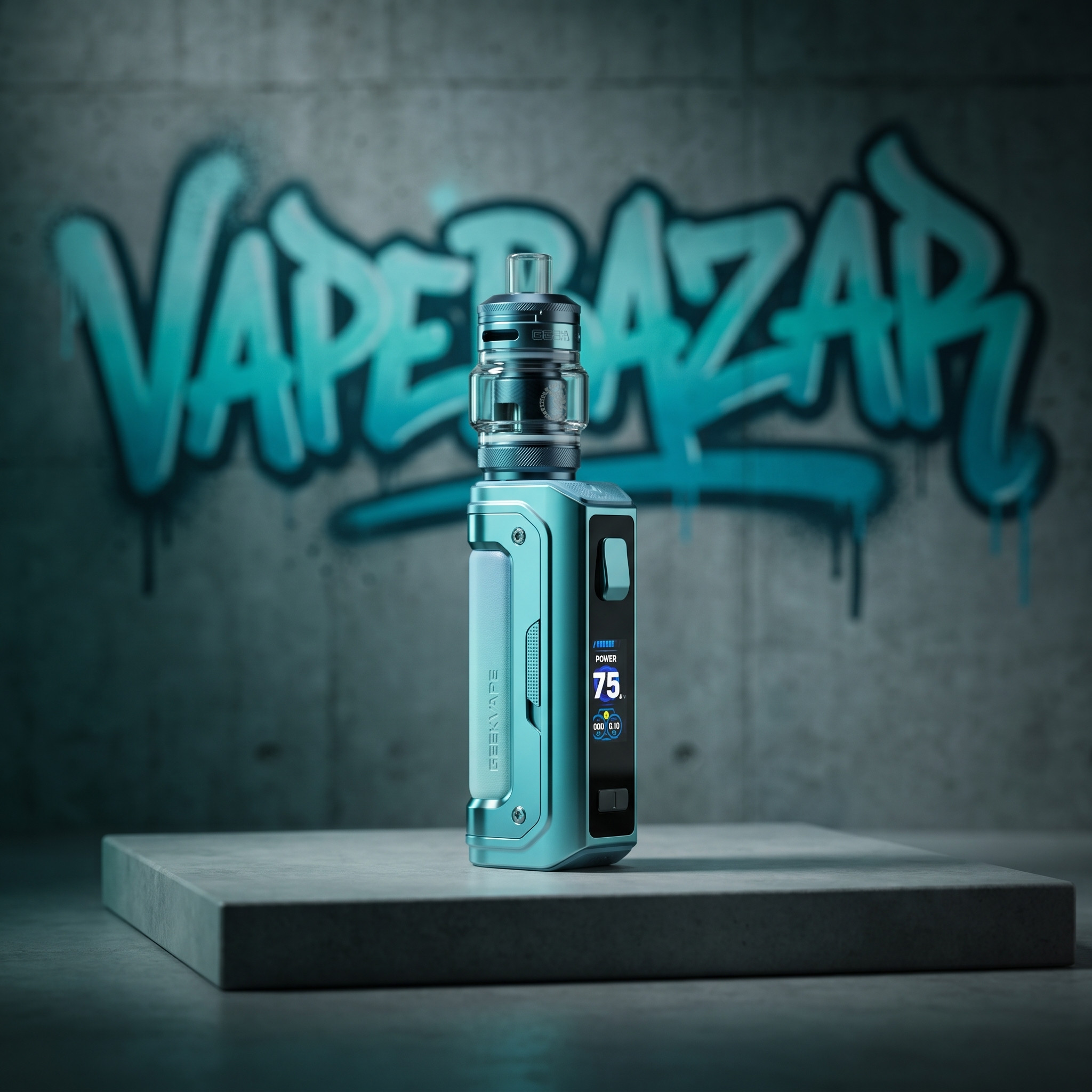 aegis mini 5 aqua blue | Vapebazar Geekvape Aegis Mini 5 E-Zigaretten Set – Aqua Blue – Produktbild